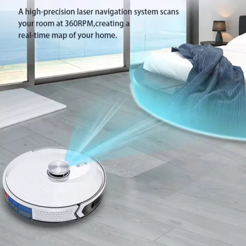 RTS Drop Shipping 3 In 1 Floor Sweeping Mapping Mop Virtual Wall Intelligent  Vacuum Cleaner