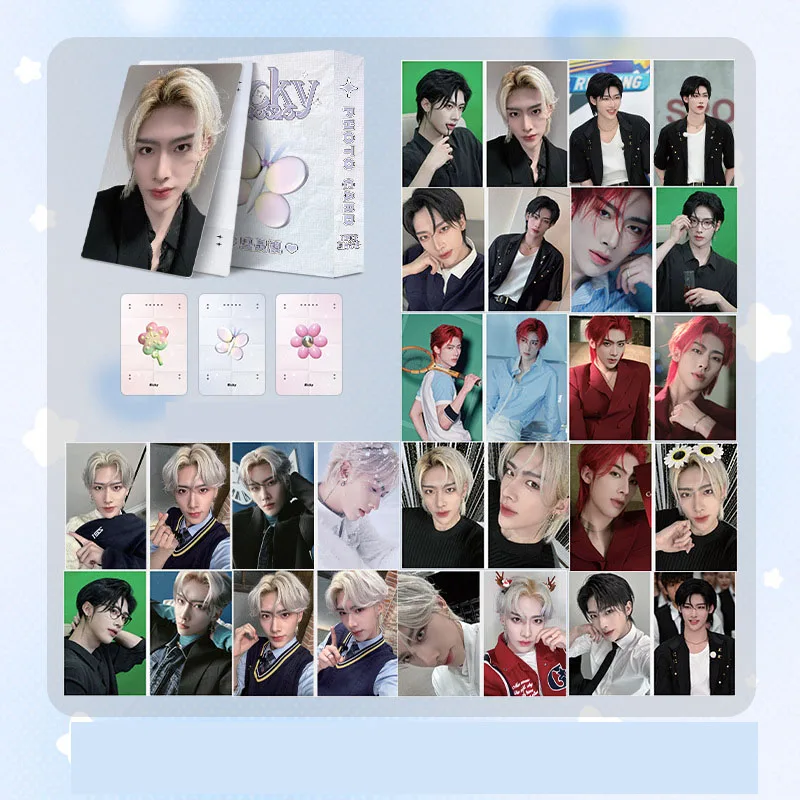 KPOP ZB1 50Pcs/Set Album Photocard Double-Sided Boxed Postcard Ricky Matthew Hanbin Zhanghao Laser Lomo Cards Fans Collect Gift