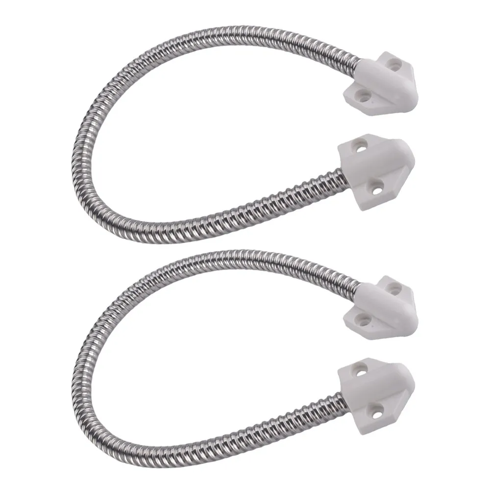 

2Pcs Access Wire Protector Metal Cable Sleeve for Door Lock Waterproof Dustproof Flexible Gooseneck Armored Wire