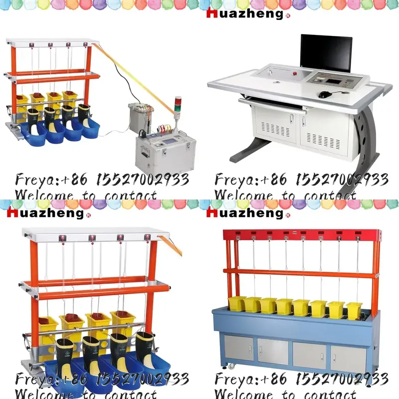 CE Certified Dielectric Gloves and Electrical Boots Insulation Tools Performance Test Equipment With Intelligent Control
