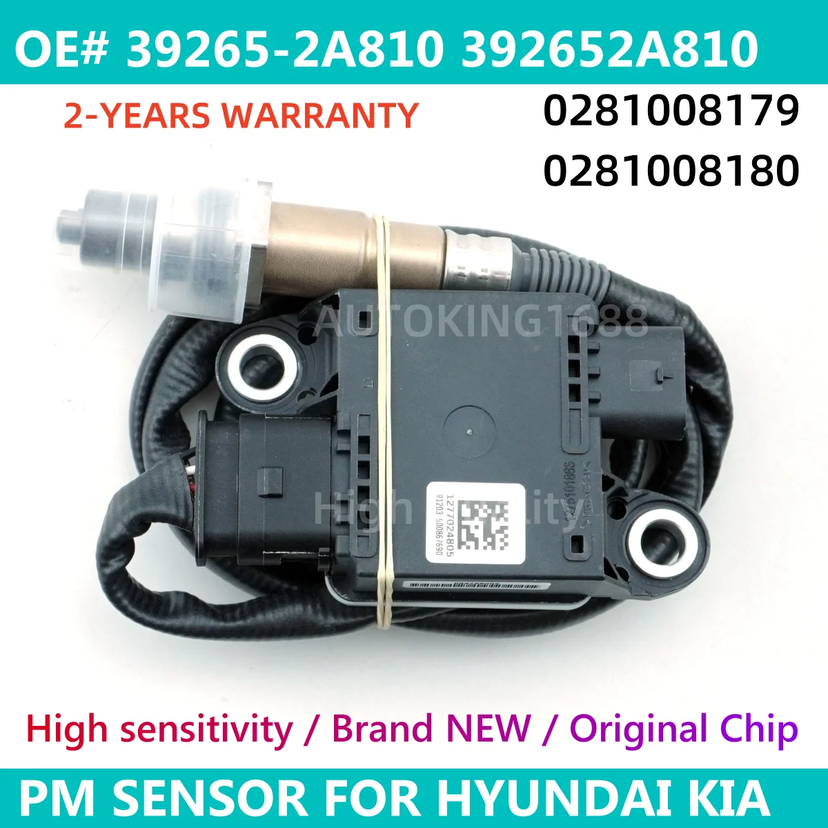 Particulate Matter PM Sensor 39265-2A810 392652A810 39265 2A810 For Hyundai Kia 0281007179 0281007180