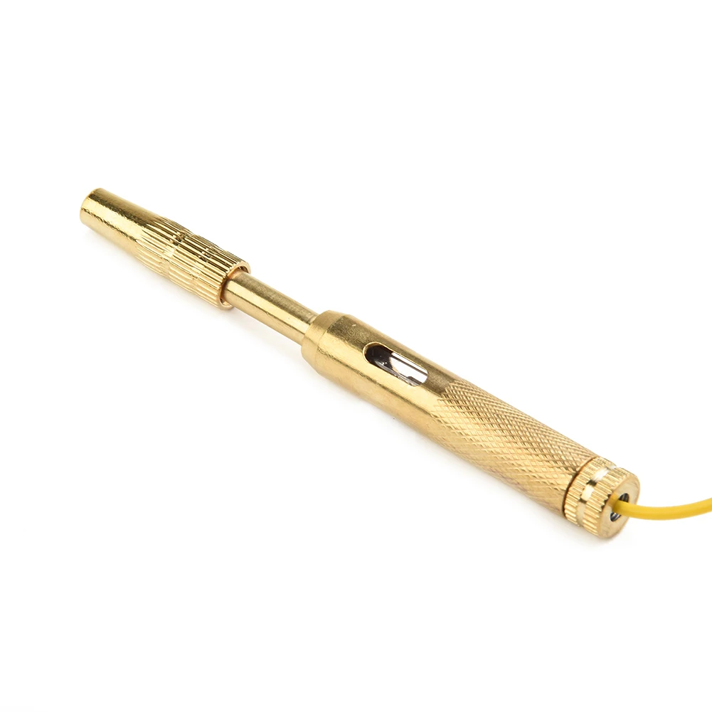 1 * Car Test Pencil Voltage Tester Car Repair Induction Brass Telescopic Test Pen Car Truck Circuit Spring Wire Test Pen