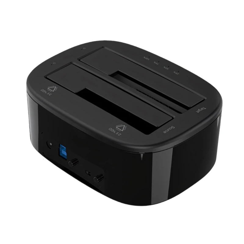 Plastic Hard Drive Dock With Wide Compatibility And Efficient Cooling External Storage Base For Home Office Use top sale