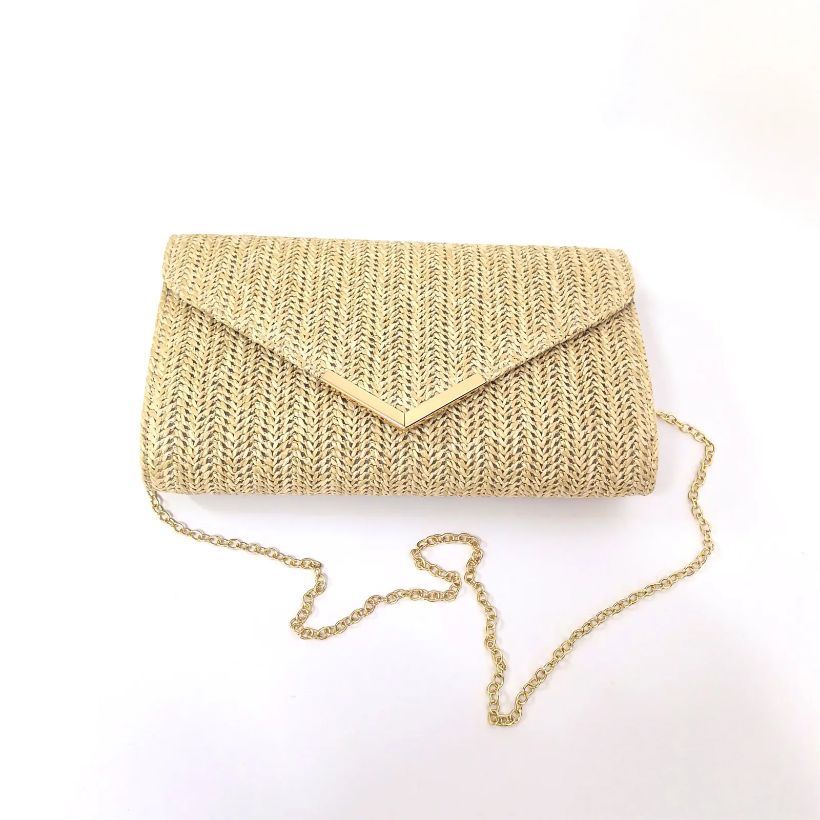 Straw Clutch Purse Crossbody Bag Raffia Rattan Summer Evening Bag Woven Beach Handbags For Women Wedding Vacation Travel Party