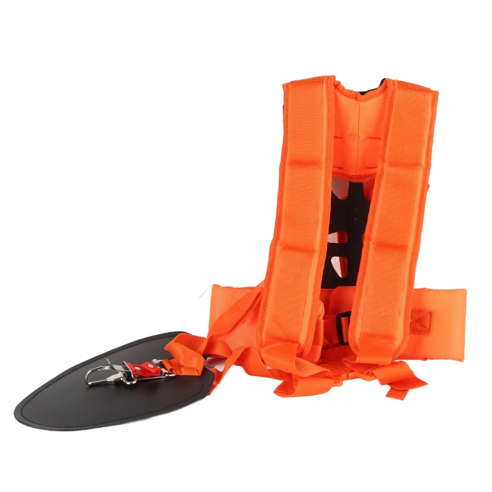 Регулируемый ремень для газонокосилки с мягкой подкладкой, экономичный садовый триммер с двойным плечевым ремнем