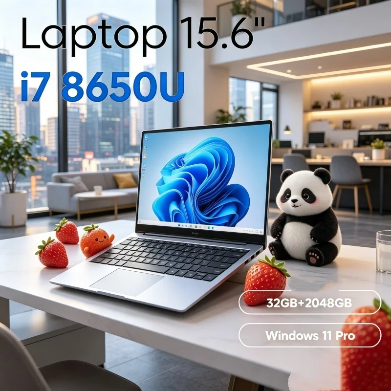 

Farsighted 2026 Veiled High Clear 15.6" Laptop Intel Core I7 8650U Windows 11 Pro RAM M.2 SSD Suitable for Bureau Works