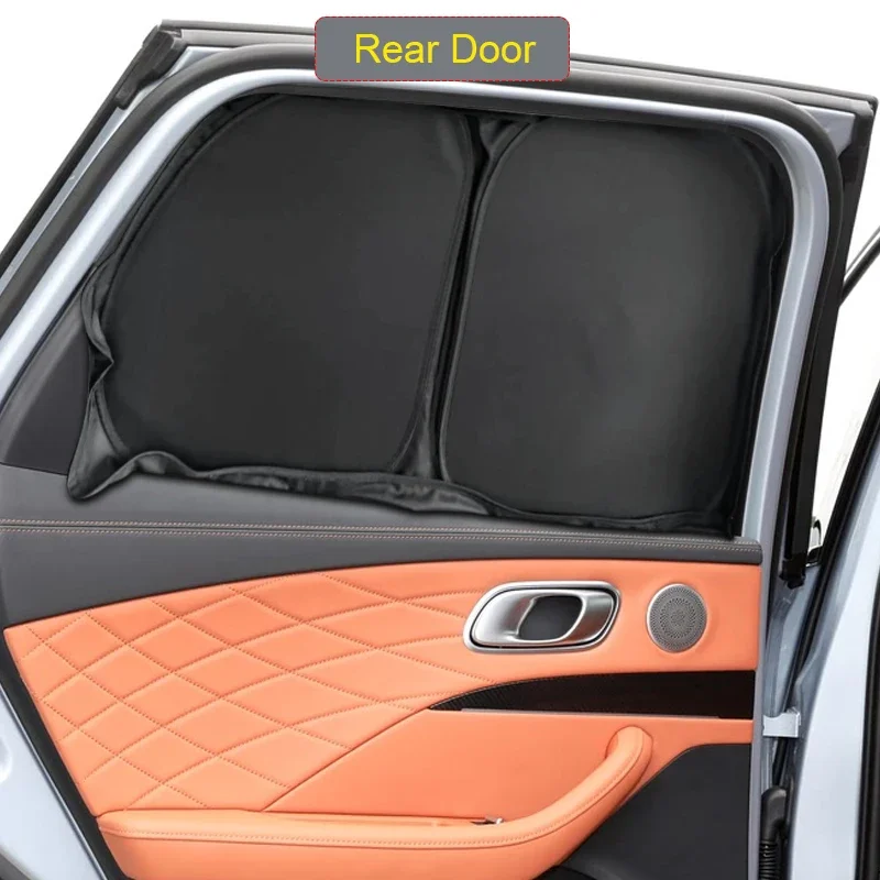 

Car Black Window Privacy Sunshade Auto Anti-UV Heat Insulation Protect Cover Interior Accessory For NETA L 2024-Present