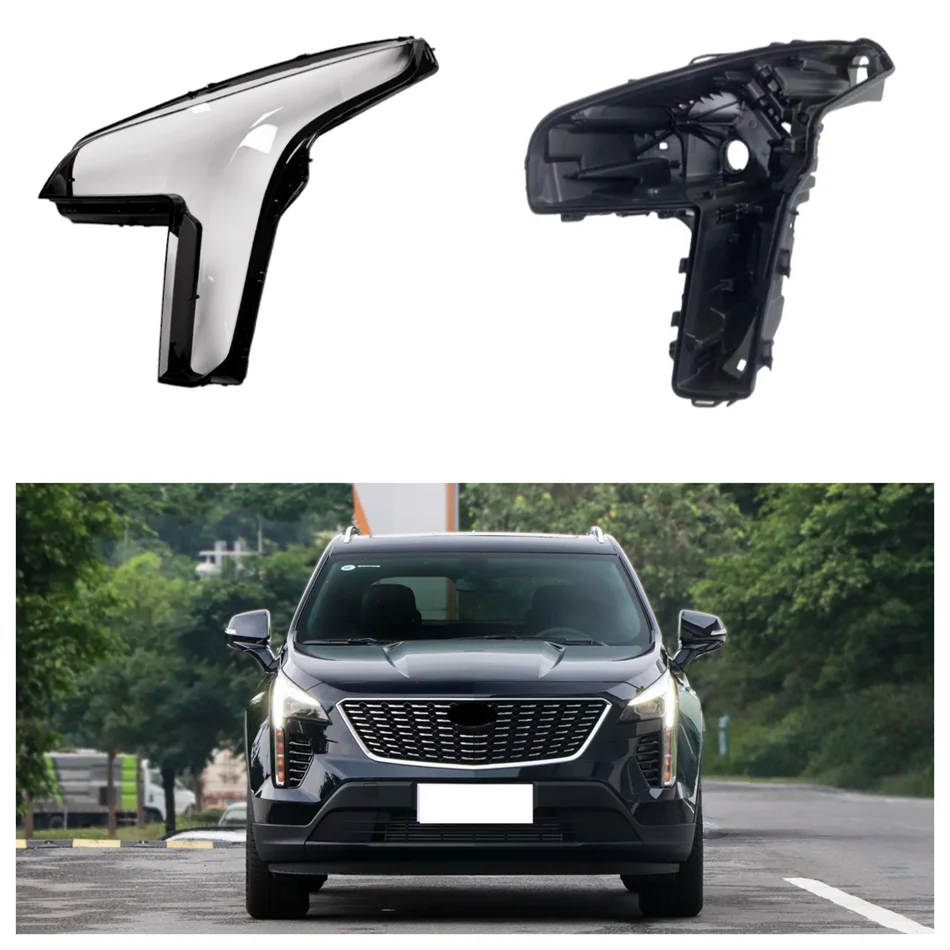 

For Cadillac XT4 2018 2019 2020 2021 2022 Car Accesorries Base Head Lamp Shell Lamp Holder Head Lamp Cover