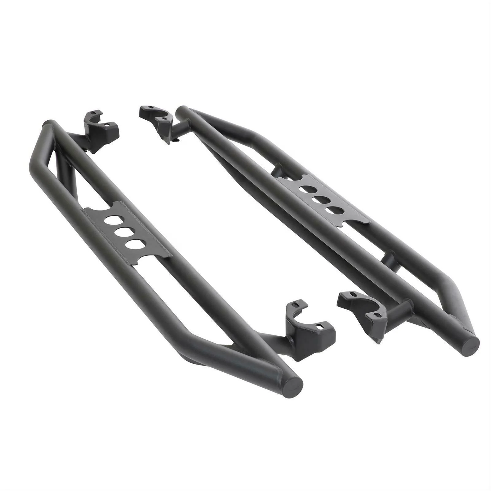 Side Step Nerf Bars Running Boards Nerf Bars Side Steps Step Rails for 07-18 Jeep Wrangler JK 2 Door