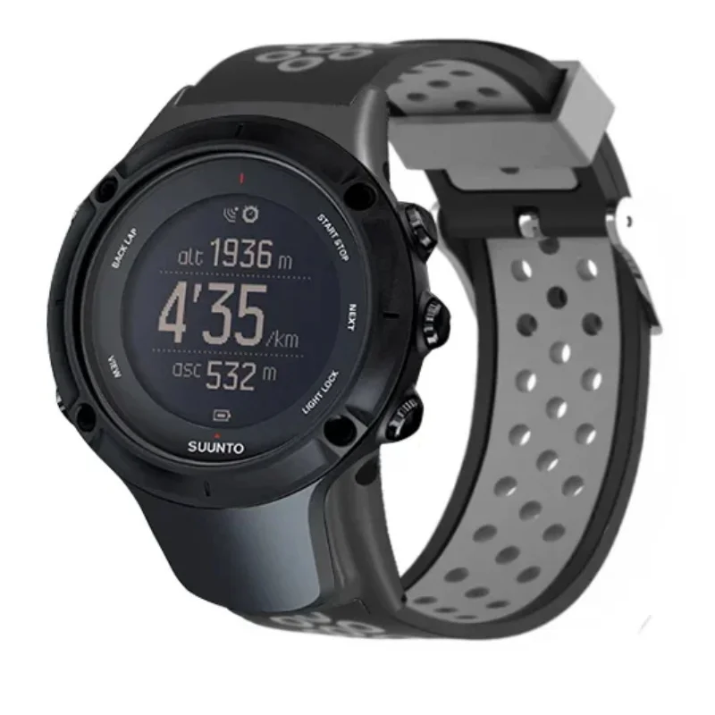 Watchband for SUUNTO Ambit 3/3 Run Strap Sport Silicone  Replacement Wristband for Suunto Ambit3 Sport Band Watch Bracelet