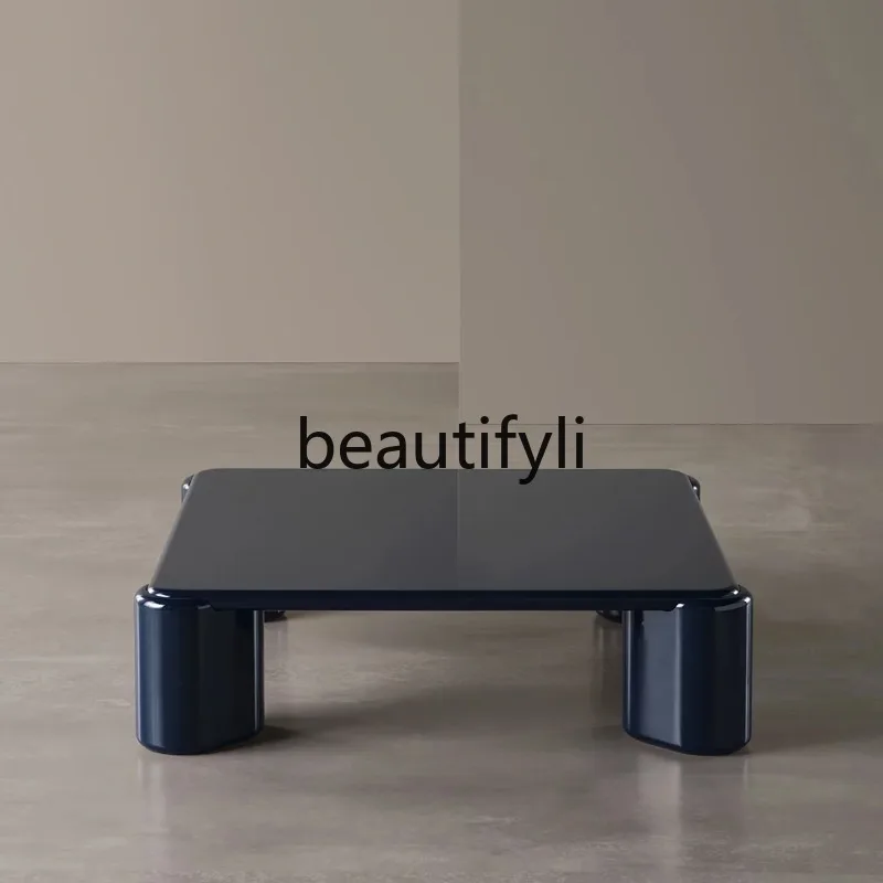 

Italian Minimalist High Gloss Lacquer Tea Coffee Table Simple Modern Living Room Coffee Table