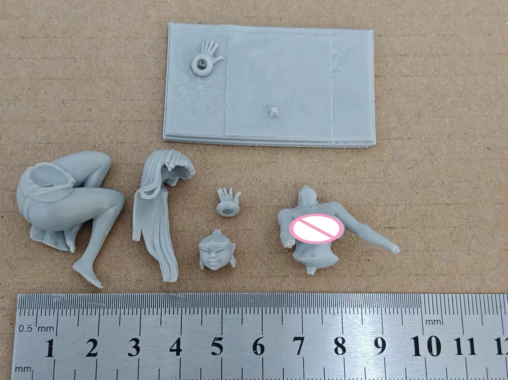 1/24 Schaal Hars beeldje Chel Nsfw DIY Twee versies Model Kit Ongemonteerd Ongeverfd Sculptuur speelgoed