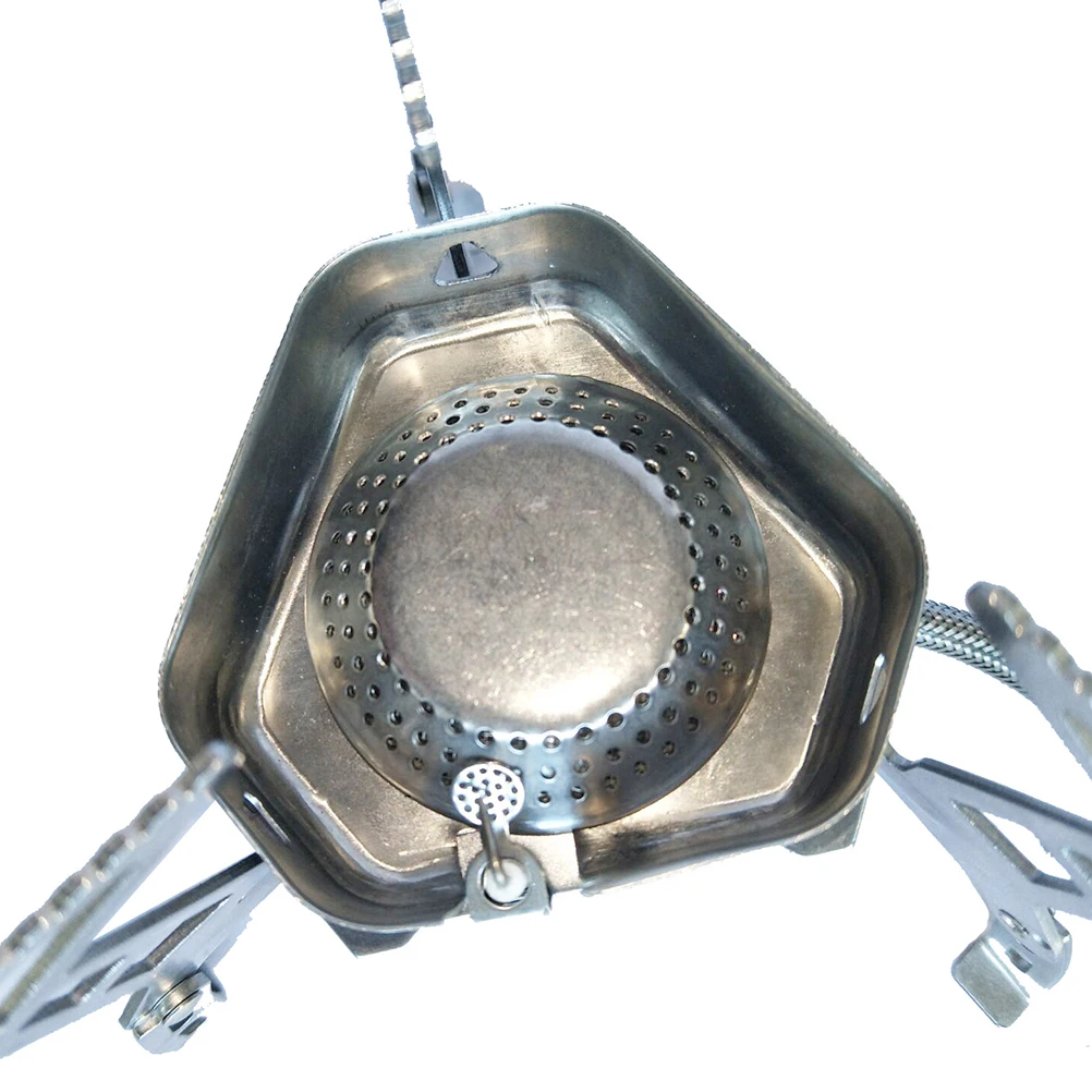 

Portable Windproof Camping Stove Outdoor Mini Gas Stoves Burners Foldable Hiking Cooker Lightweight Stainless Steel High