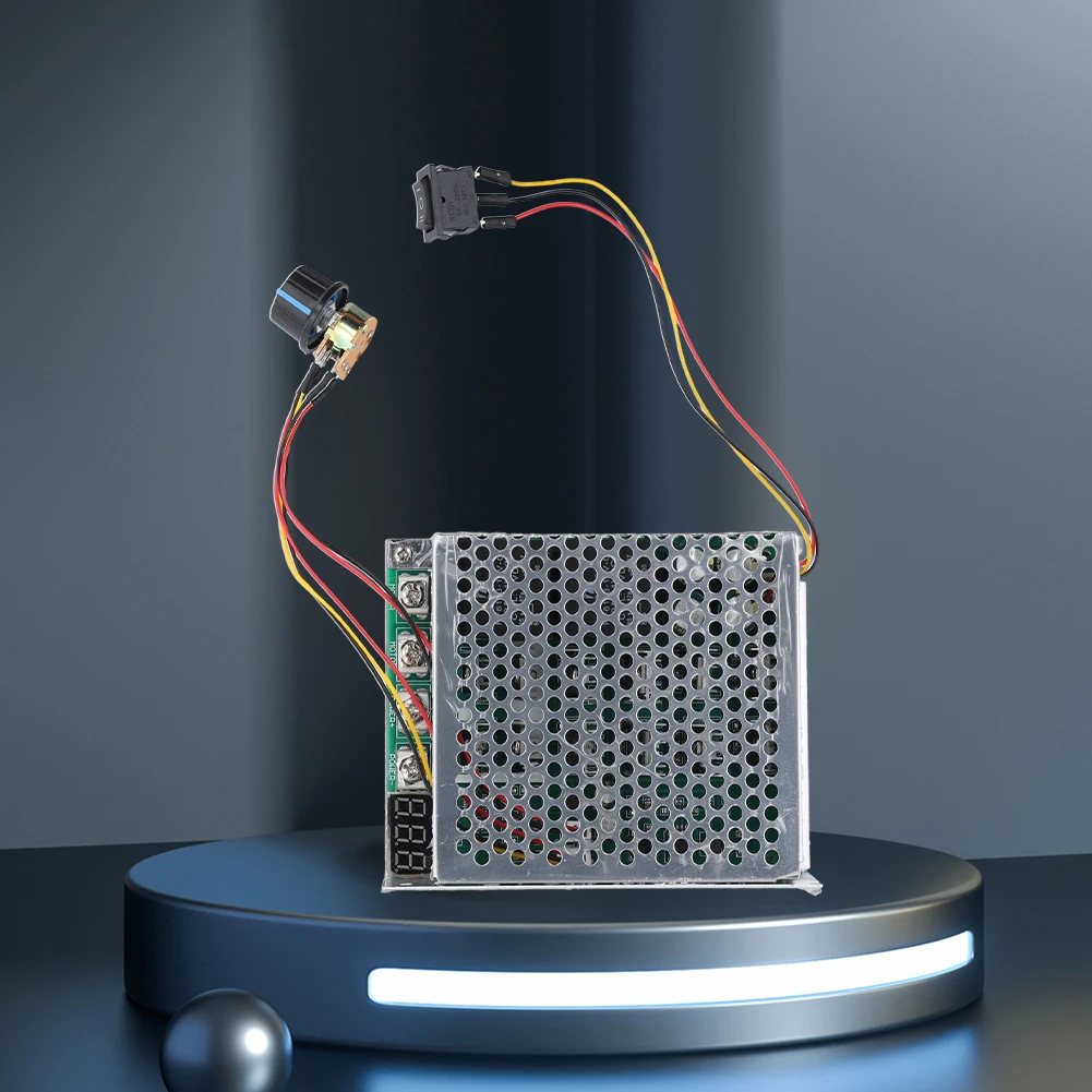 

Regulating Current DC Speed Controller DC 10-55V Digital Motor Speed Regulator 12V 24V 48V Forward/Reverse Electronic Components