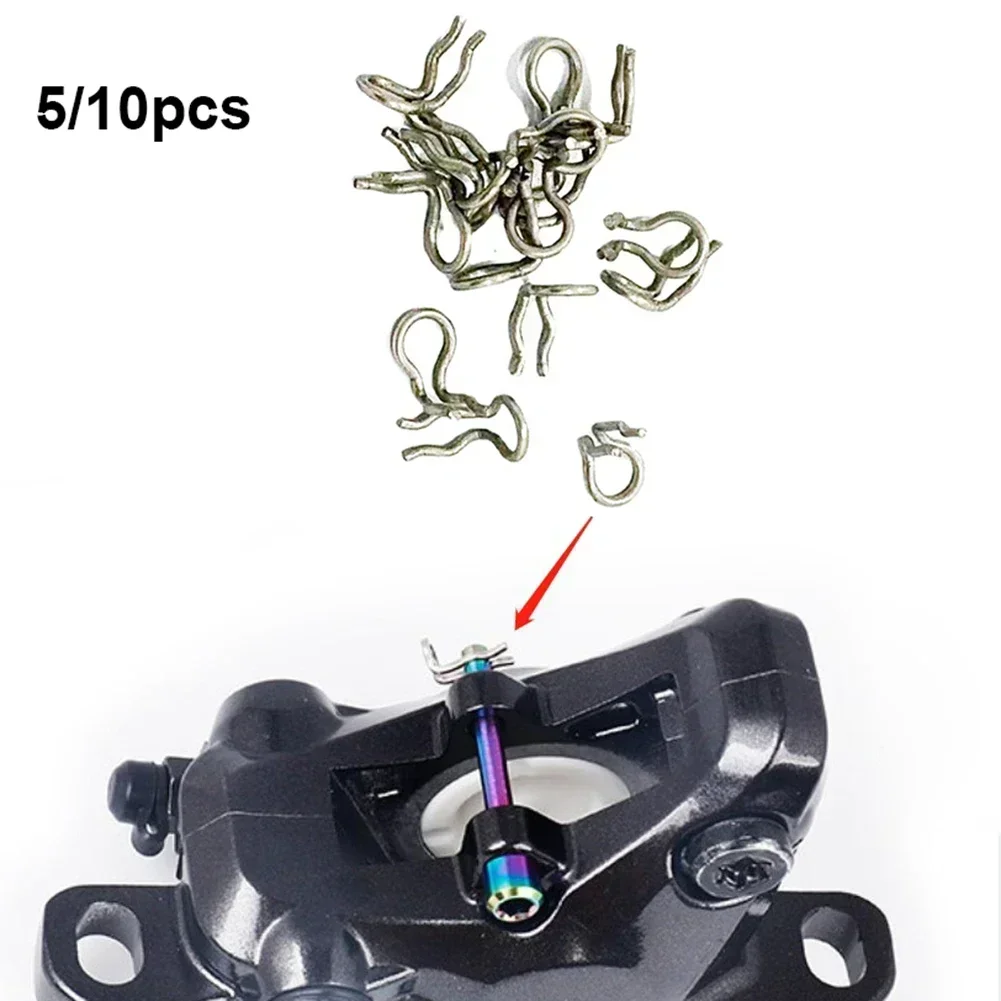 AliExpress NONE 5/10pcs Bike Disc Brake Pad Fixing Screw Caliper Spring Clips Split Pin Lock Pin For Shimano XT SLX XTR Bicycle Accessor