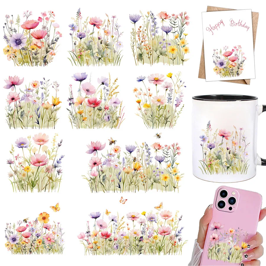 10Pcs Spring Wildfl… - image