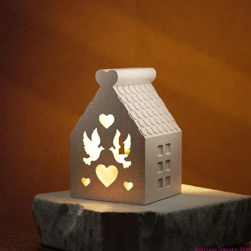 E1PE Silicone Mold for Handmade Aromatherapys Holder Night Light Making Mould