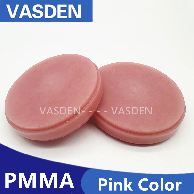 

Pink PMMA BloodShot PMMA Disc Sirona PMMA Block Dental Lab CADCAM Natureal Monolayer Realistic Gums PMMA Blank Denture Base Disc