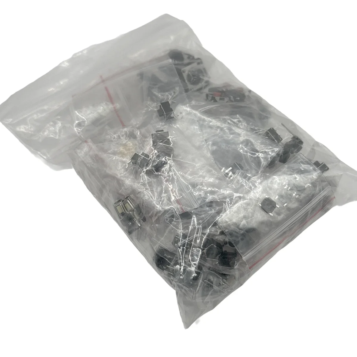125 Uds 25 tipos Micro interruptor de botón táctil Kit surtido SMD DIP 2*4 3*6 4*4 6*6 12*12 Mini interruptores de hoja de reinicio para Arduin