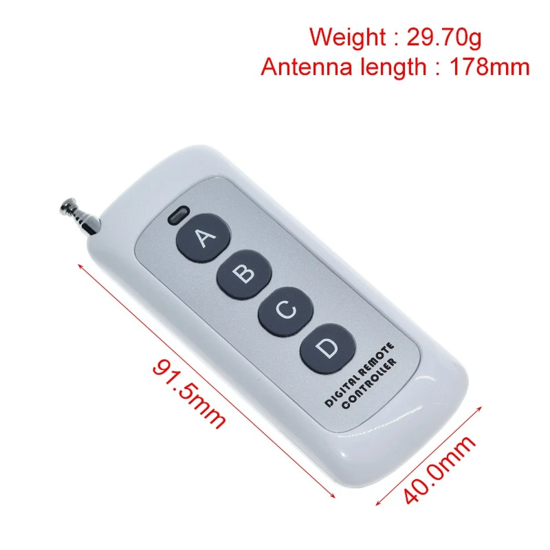 TZT حار تيار مستمر 5 فولت 12 فولت 10A التتابع 1CH 2CH اللاسلكية RF التحكم عن بعد التبديل الارسال مع وحدة الاستقبال 433 ميجا هرتز LED التحكم عن بعد