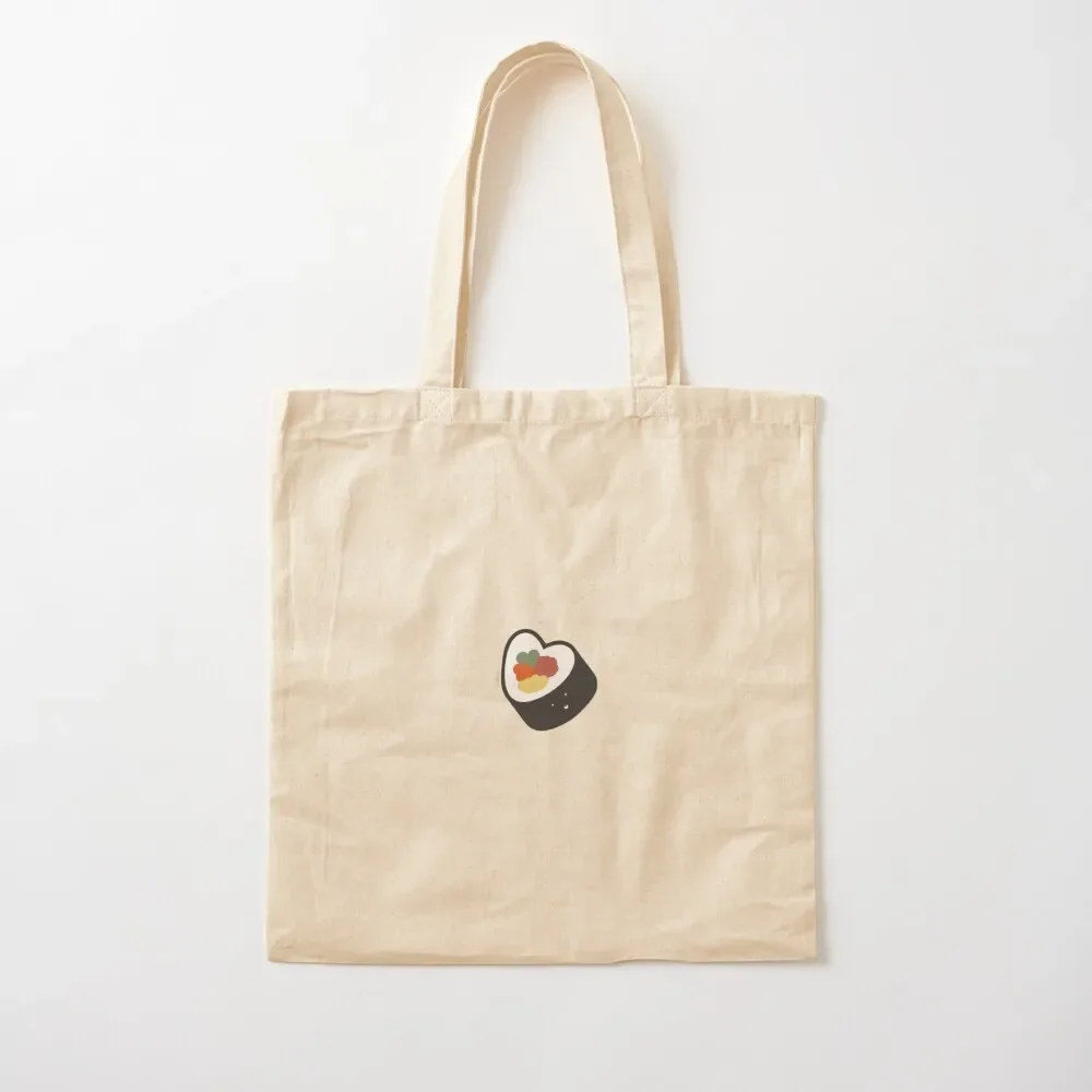 

Heart Sushi Tote Bag tote bag screen reusable shopping bags Tote Bag