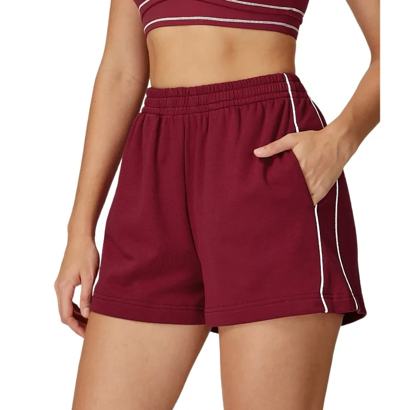 

Women's Sports Shorts, High Waisted Loose Straight Pocket Sweatpants, Outdoor Casual and Comfortable Versatile Shorts