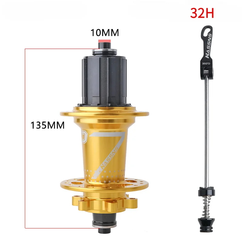 Задняя ступица HASSNS Pro 7, 36H 32H, подшипниковая втулка для горного велосипеда MTB, 7-12 скоростей, 6 собак, четырехсалесная бесшумная велосипедная ступица, детали Задняя ступица HASSNS Pro 7, 36H 32H, подшипниковая втулка для горного велосипеда MTB, 7-12 скоростей, 6 собак, четырехсалесная бесшумная велосипедная ступица, детали