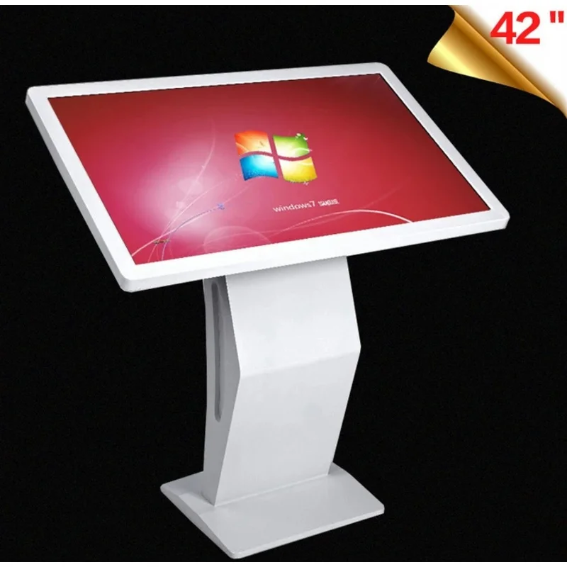 42 47 50 55 inch Floor Standing Infrared Touch Screen LCD Monitor Interactive kiosk Monitor PC