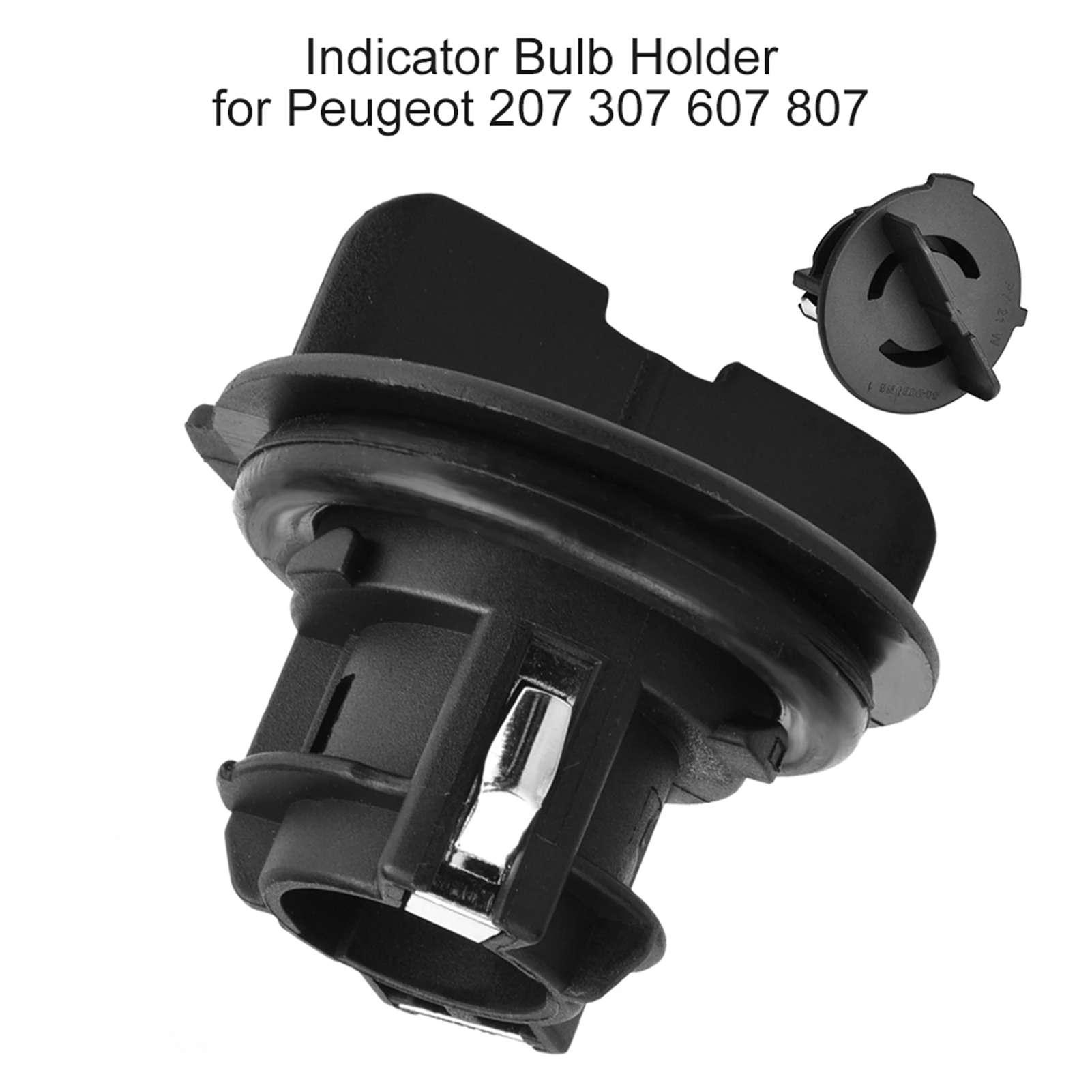 Indicator Bulb Socket Indicator Bulb Holder Turn Bulb Socket for Peugeot 207 307 607 807 621546 Turn Lamp Holder