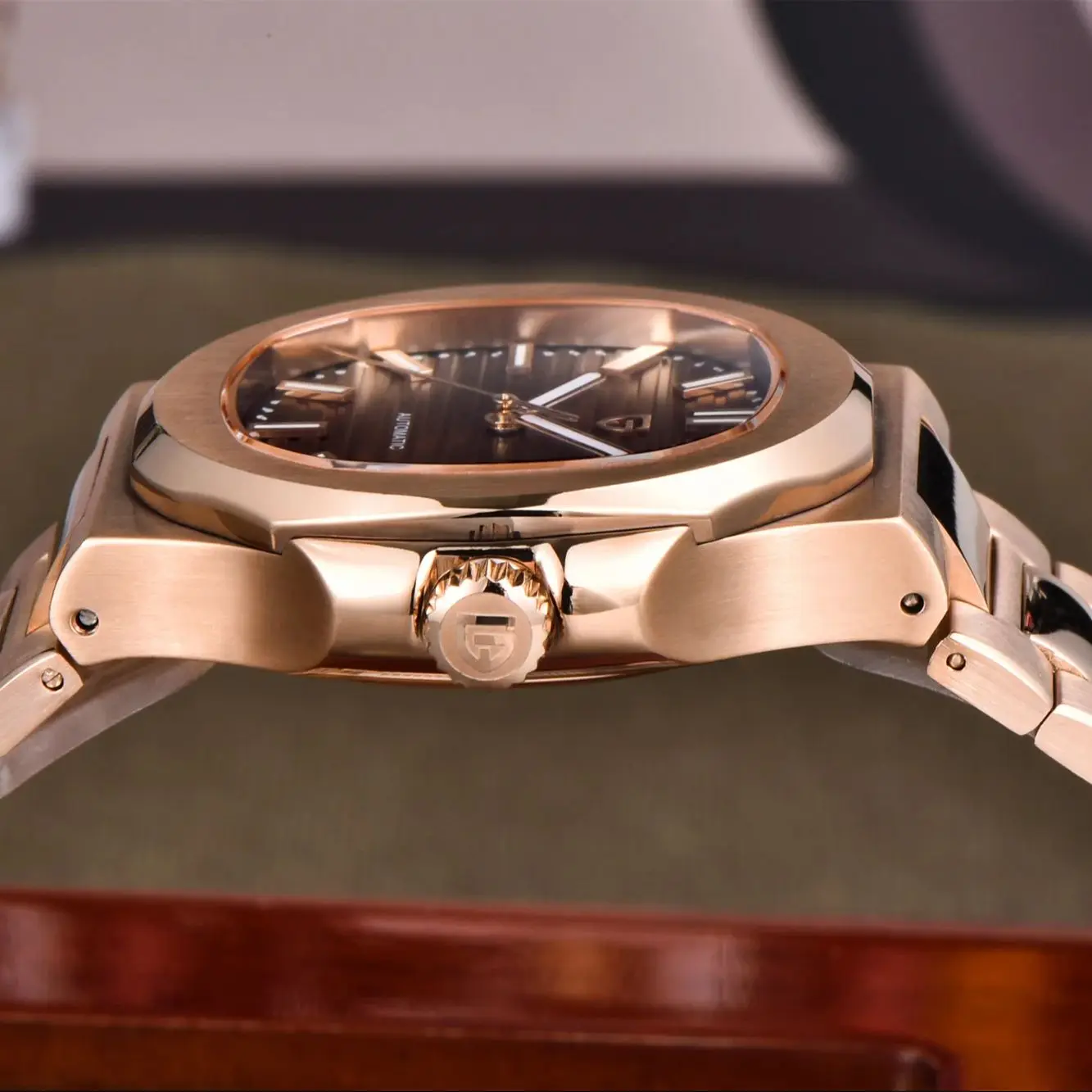 PAGANI DESIGN Men's Watches 2025 New Luxury Rose Gold Automatic Watch Men Sapphire crystal Waterproof Mechanical Wrist Watch Men image 3