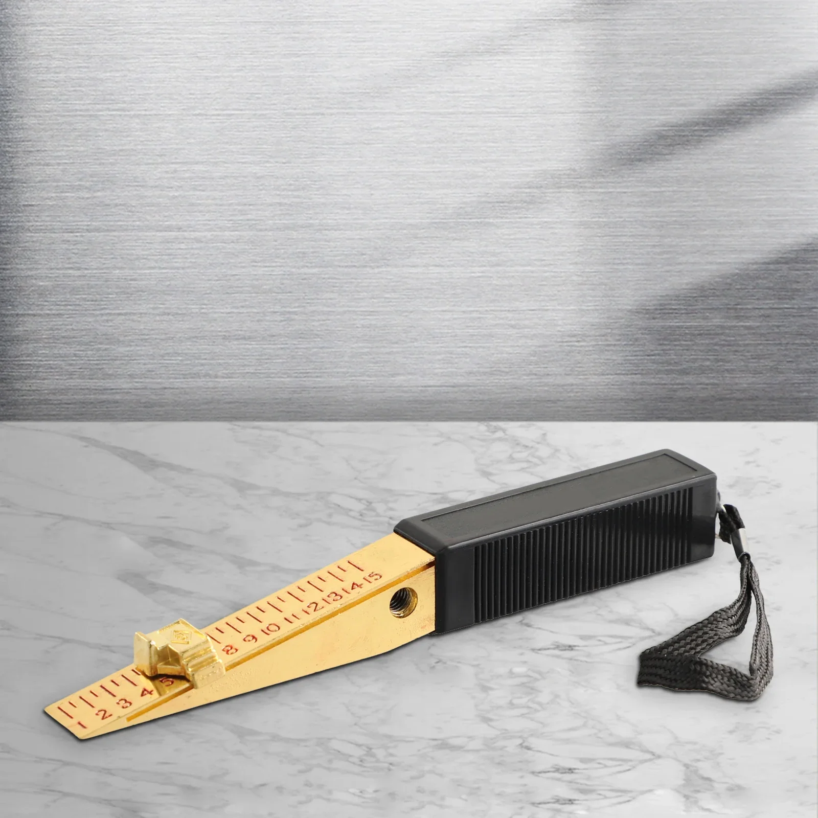 Achieve Perfect Door Gap 115mm Wedge Feeler Vernier Gauge for Fire Doors, Flatness Deviation, Thickness Measurement