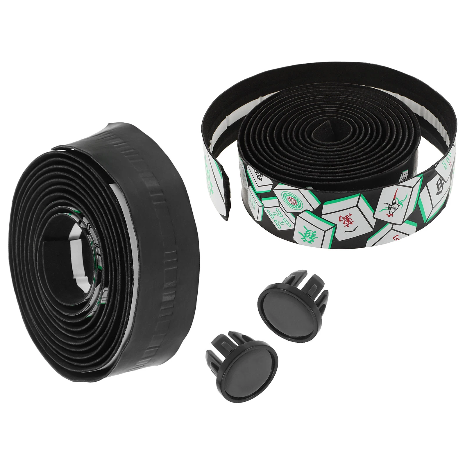 

1Pair Anti-Skid Handlebar Tape Breathable Eva Checkered Bicycle Bar Tape Shock Absorption Road Bike Handle Wrap Protective