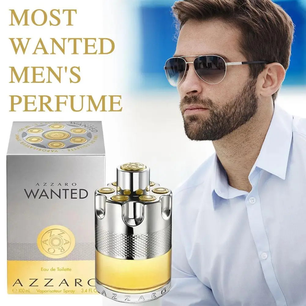 Azzaro Wanted Eau de Toilette للرجال سبايسي، هيل، فيتيفر، ليمون أزارو وانتد أو دو برفوم 100 مل عطر رجالي