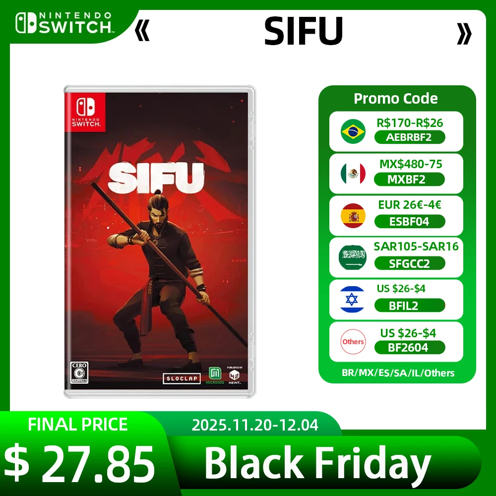 Juego Nintendo Switch-sifu-juegos cartucho físico soporte TV Tabletop Modo de mano