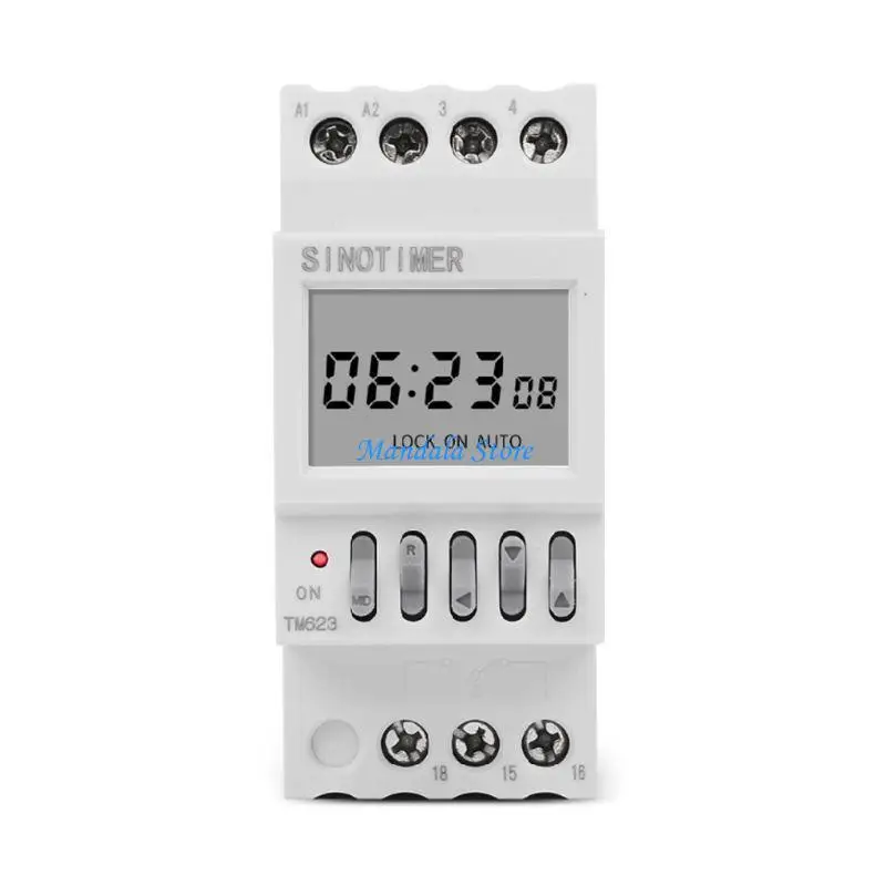 

U2JC Switch Programmable Timer Switch DIN Timer Controller for Home