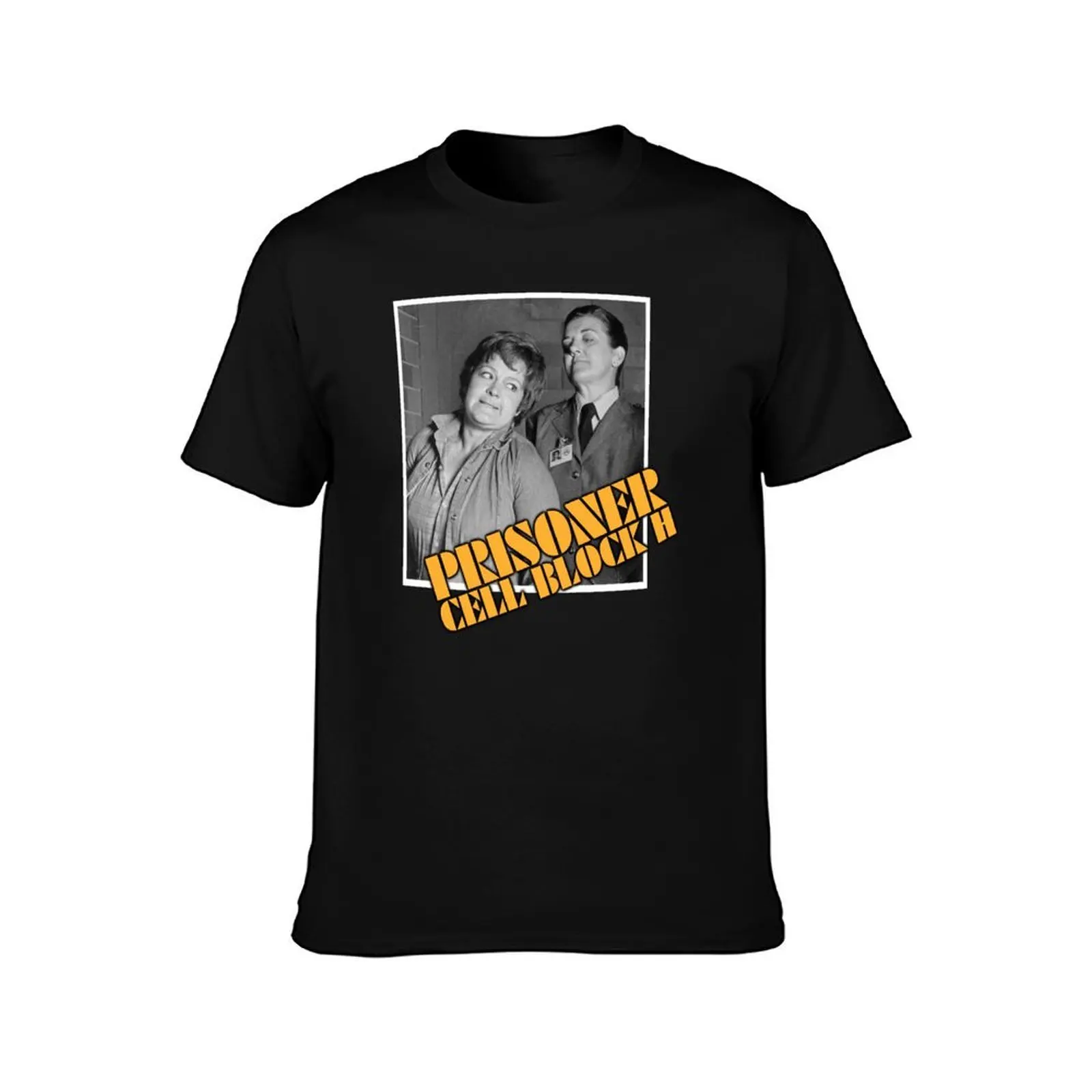 PRISONER CELL BLOCK H - Vintage Style Character Art - Bea & Ferguson the Freak T-Shirt Summer Casual Cotton Tee 100% Cotton