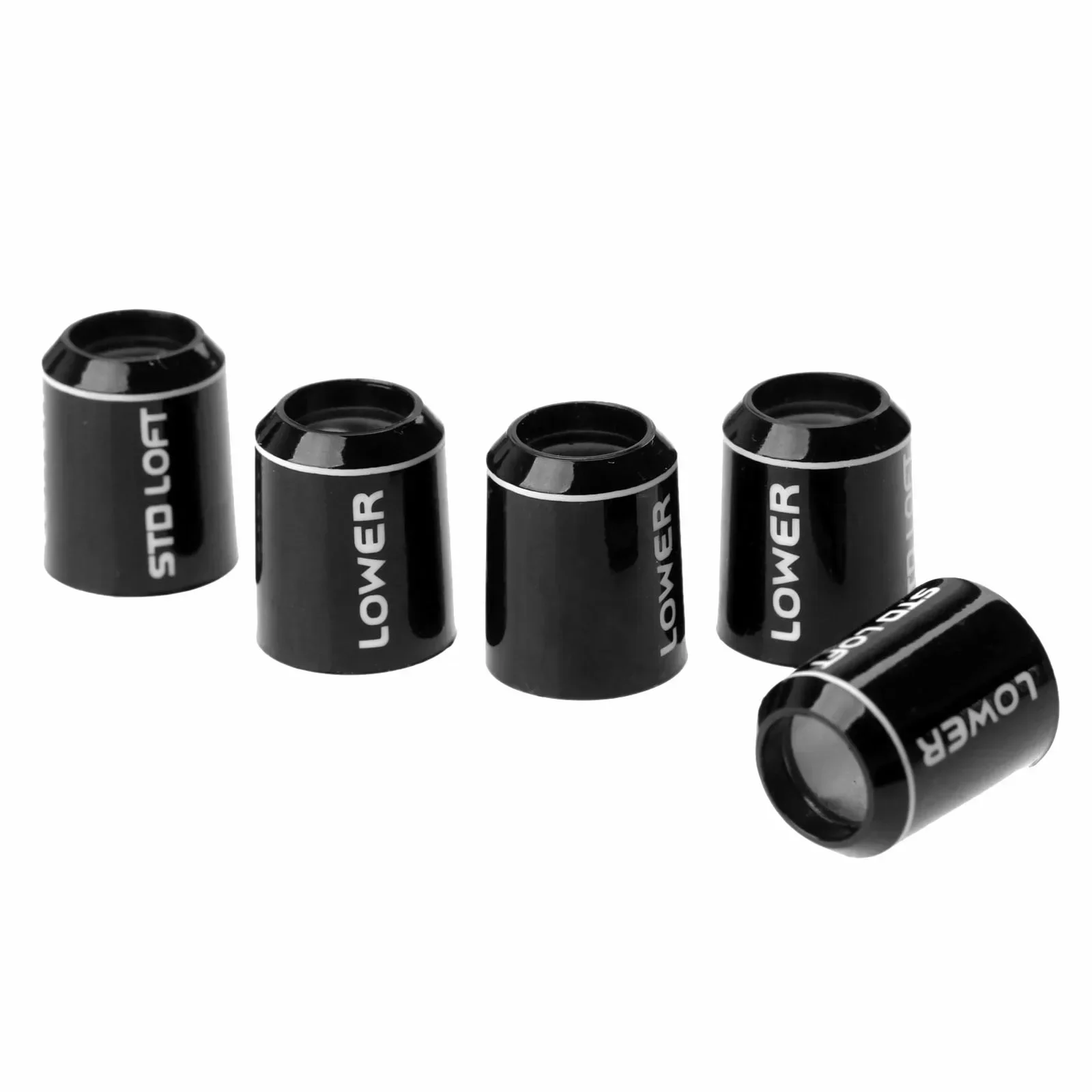 5Pcs Plastic Golf Sleeve Adapter Ferrules/Caps for Taylormade SLDR R15 M1 Shafts,Higher Lower/Standard/Variation,Tip 0.335/0.350