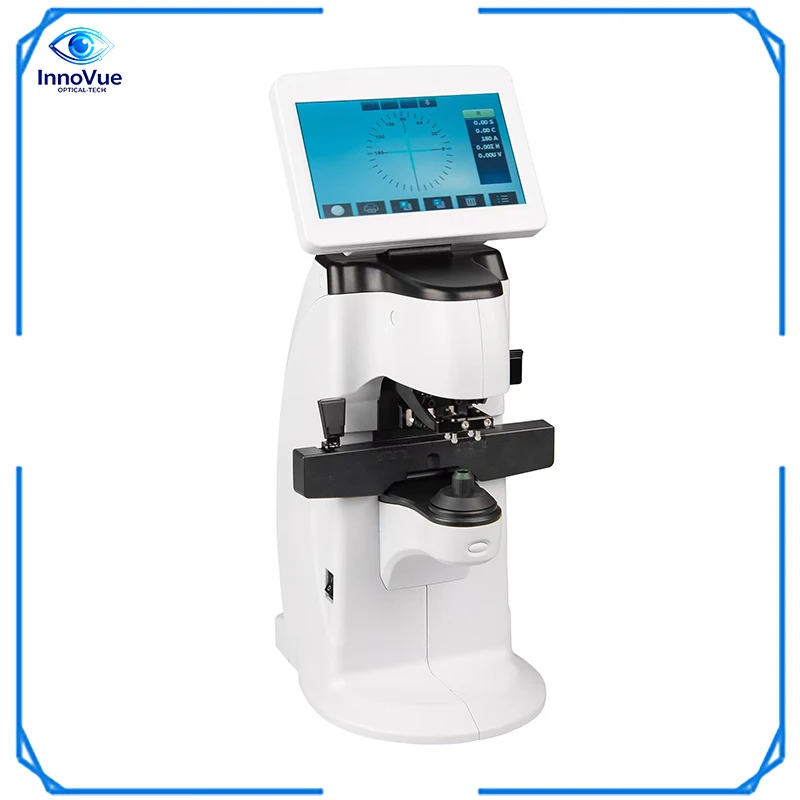 7 Inch Touch Screen Auto Lensometer with Blue Green Light Test Digital Focimeter Optical Optometry Equipment Auto Lensmeter