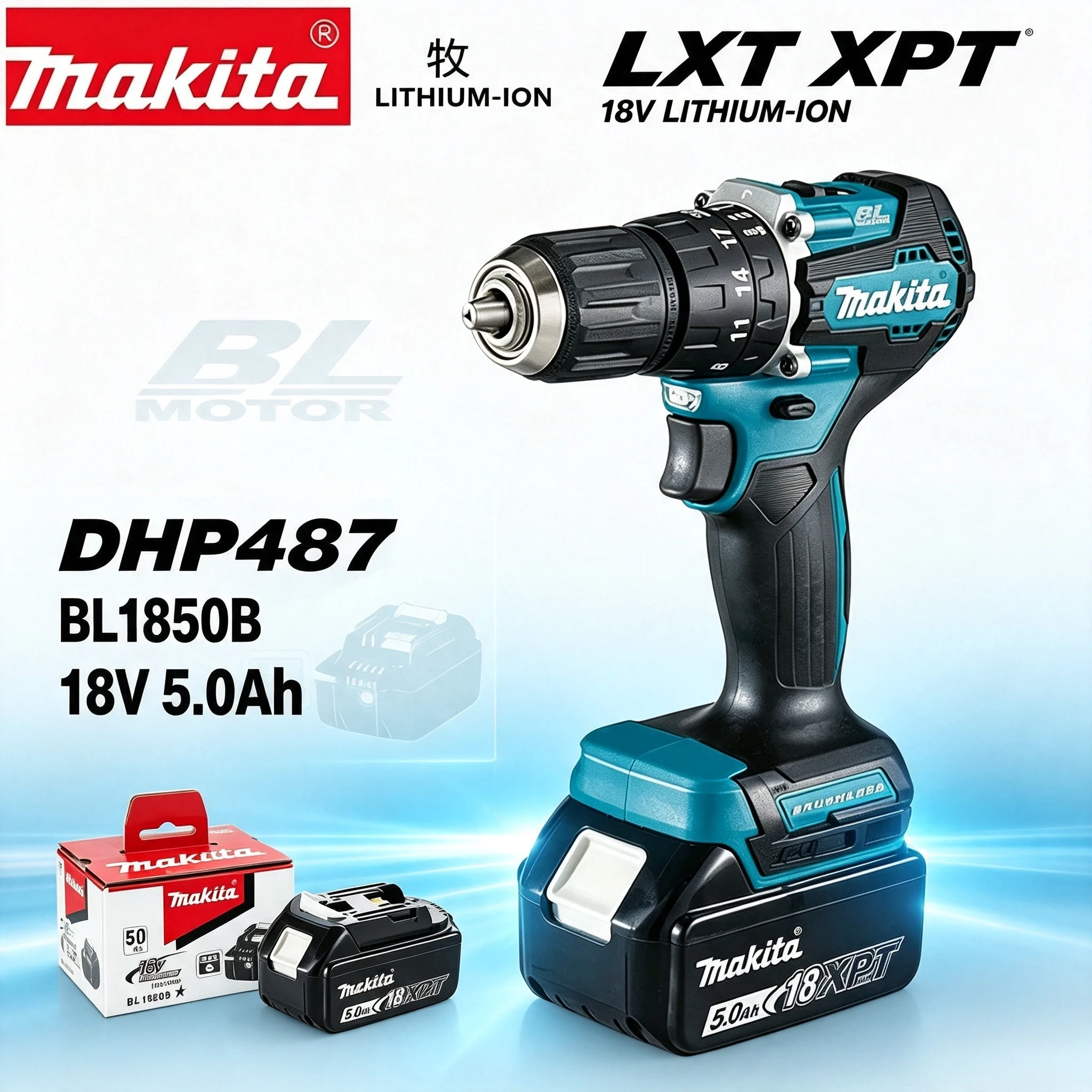 100% Genuine Makita BL1860 6.0AH Cordless Power Tools Battery BL1840 BL1830B BL1850B BL1850 BL1860 BL1815 for Makita 18V Tool