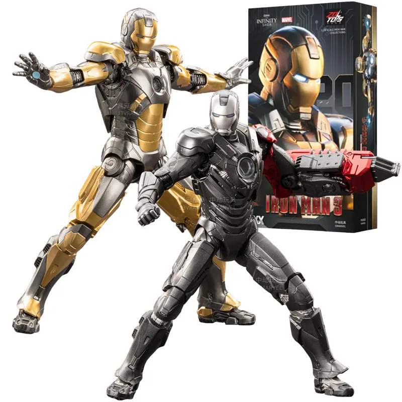 Figurine de collection Iron Man Tony Stark The Avengers MK29 MK20, jouet pour collectionneur, modèle périphérique ‌ Ornement de bureau, cadeaux d'anniversaire