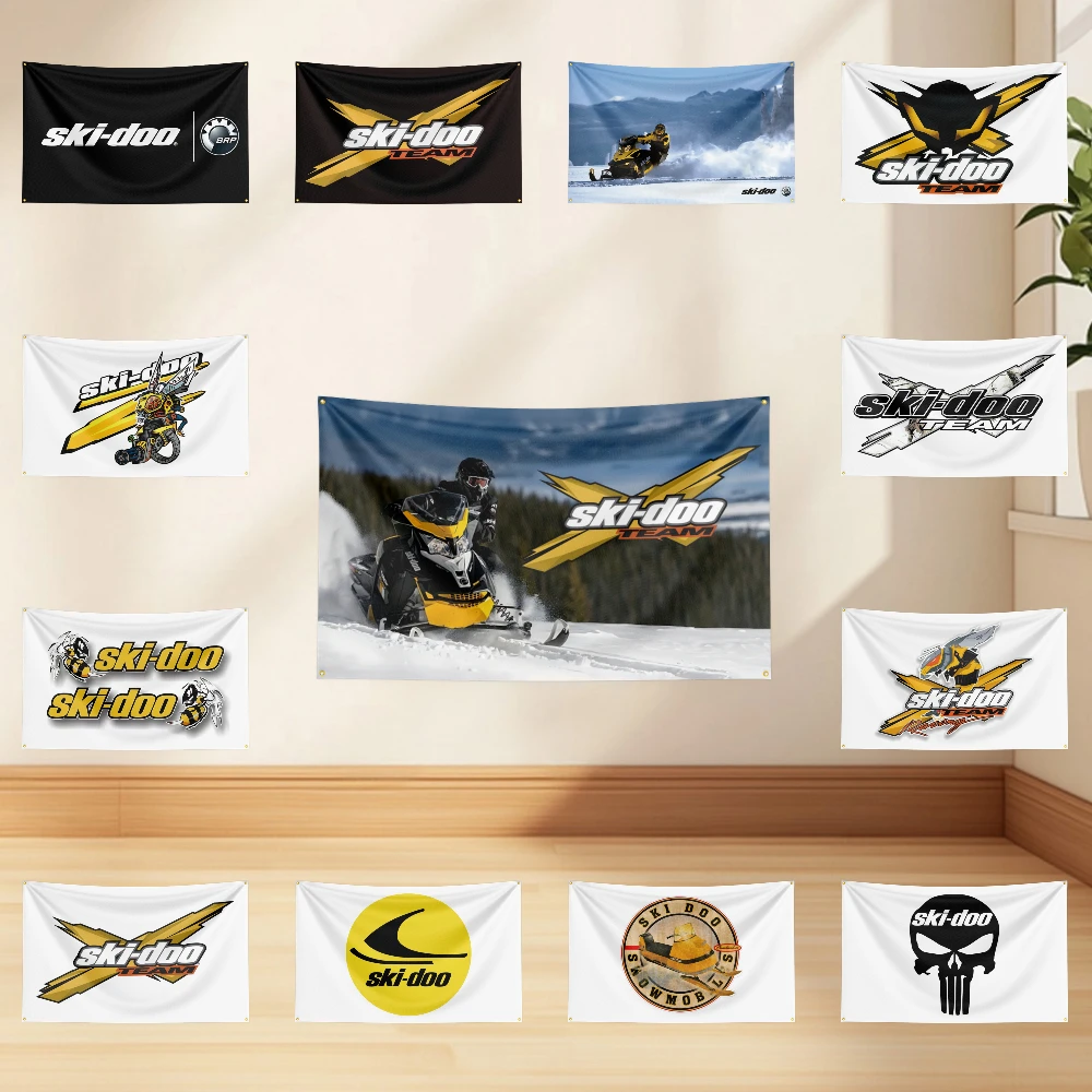 

3x5 Ft B-B-R-P-SKI-D-OO Motor Car Oil Flag Motoring Racing Workshop Car Banners Tapestry Flag Outdoor For Decoration Engine Oil