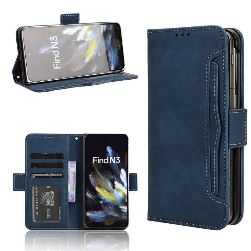 Funda de cuero con cierre magnético para Oneplus Open, funda con ranura para múltiples tarjetas, funda para OneplusOpen 1 + Open Phone Bags