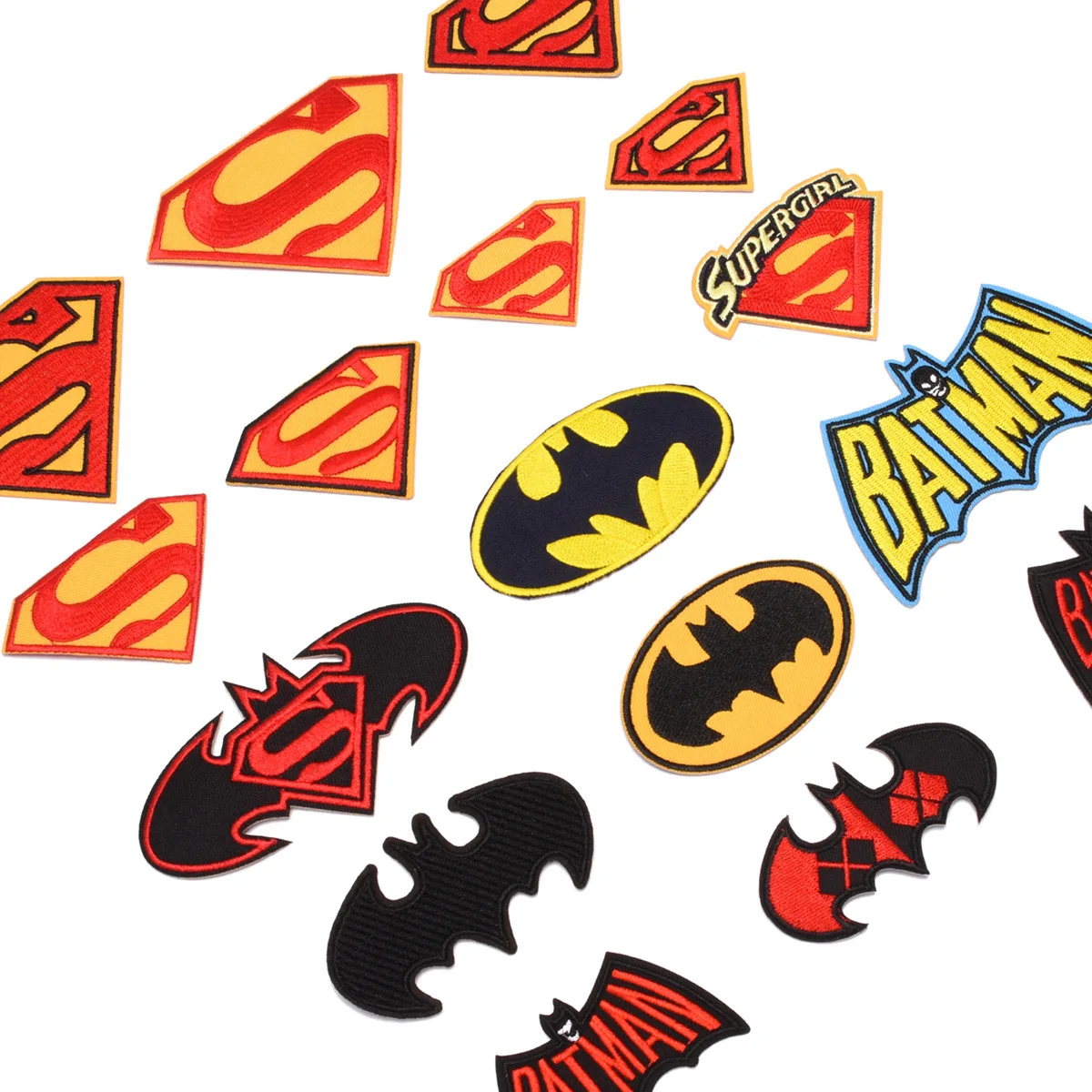 1Pcs Cartoon Miniso Disney Marvel Superman Patches Embroidery Iron On Clothes Jeans Apparel Decoration Appliques Sewing Clothing