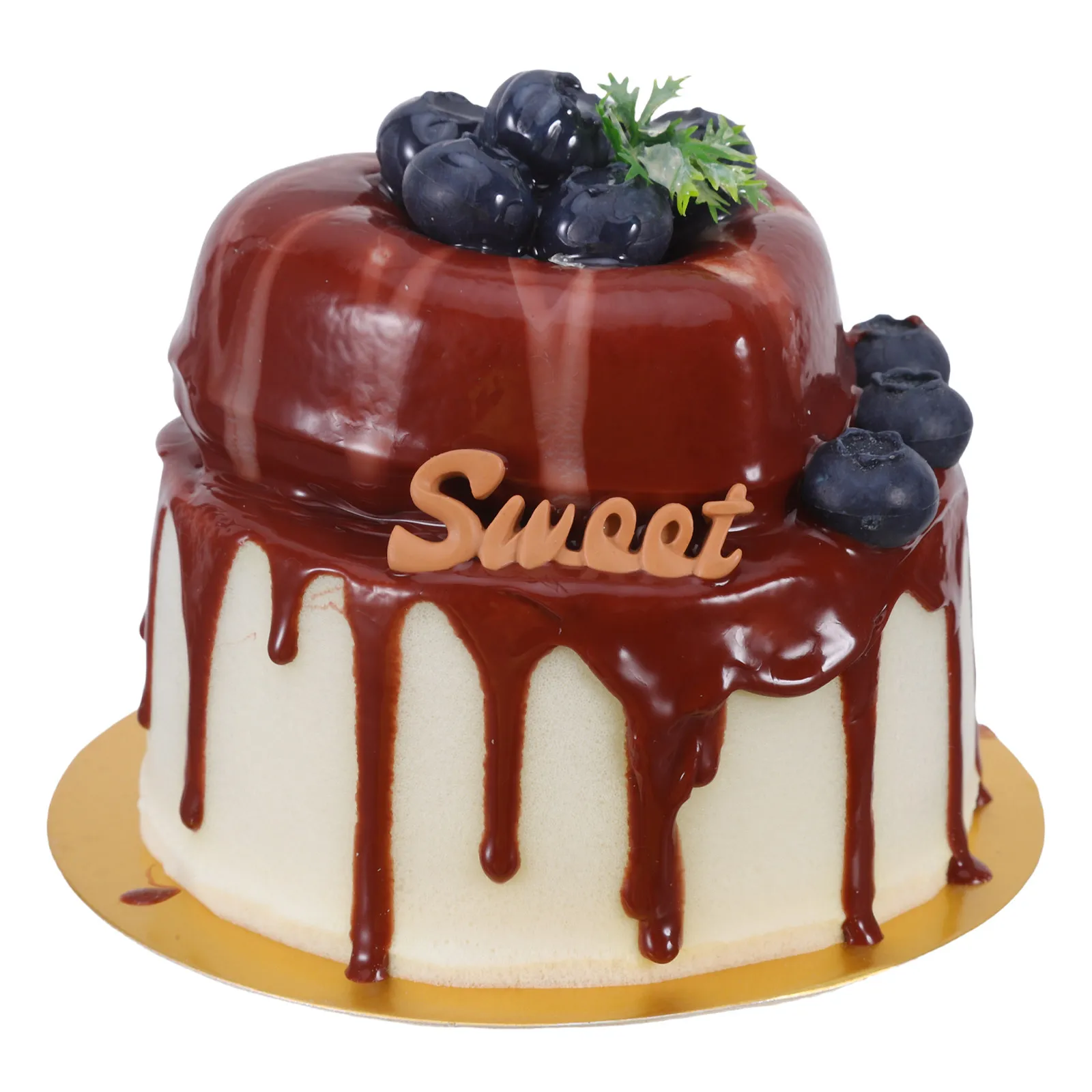 

Realistic Fake Cake Artificial Birthday Cake Display Bakery Decoration Photography Prop Simulation Dessert Showcase