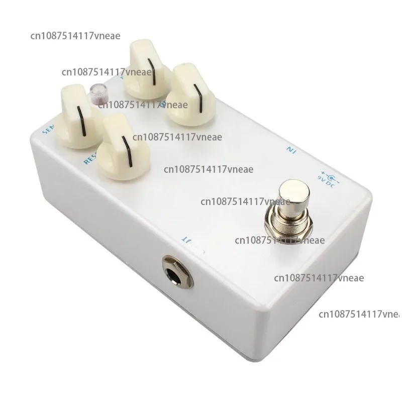 Quality Pearl White Auto Wah Effect Peda  with 4 Knob True Bypass -Clone Snow White Effect