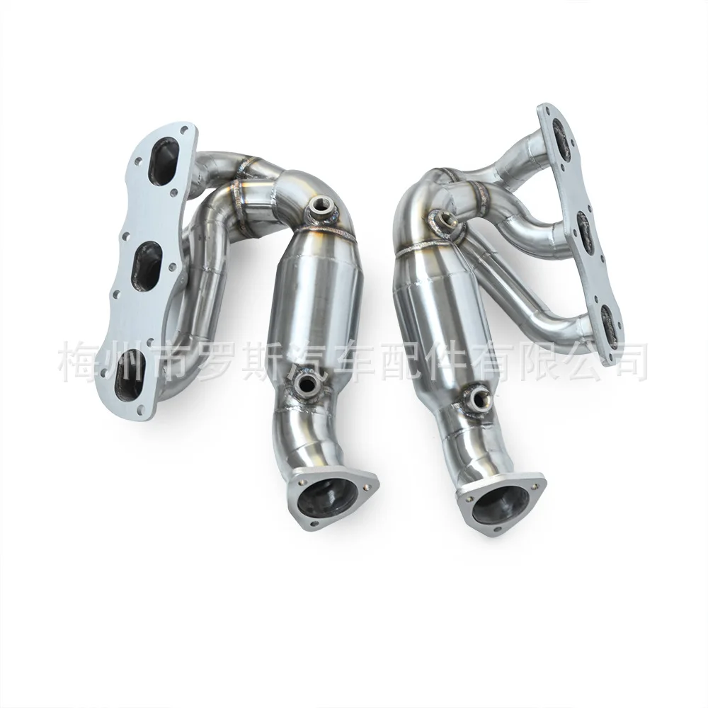 مناسبة لبورشه بوكستر/كايمان 987.2 2008-2012 مشعب العادم المحفز