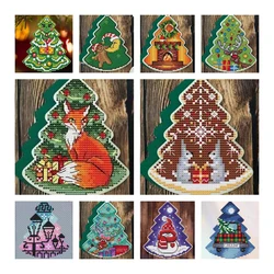 GUA125 Kit ChristmasChorus Ornament ozdoba świąteczna ozdoby na choinkę krzyż zestaw do szycia zestaw ścieg haft