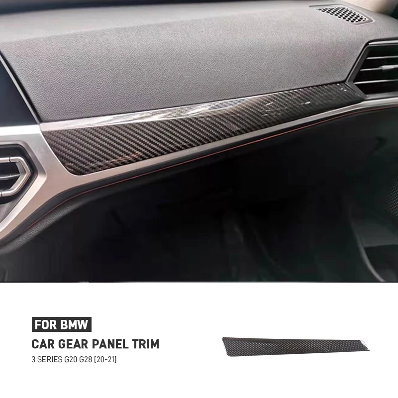 

Real Carbon Fiber For BMW G80 G81 M3 G82 M4 3 4 Series G20 G22 2020-2022 Car Instrument Panel Air Vents Trim Cover Accessories