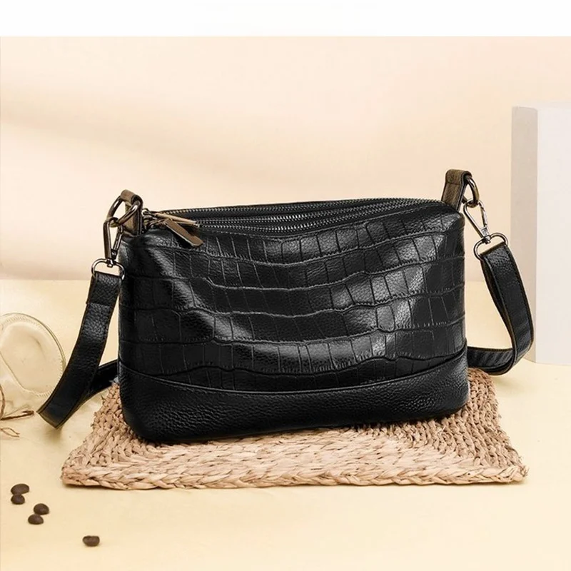 

Royal Main Royal Faion Новая кожаная повседневная женская сумка через плечо Emed, мультикарманная мягкая кожа, универсальная одинарная ...