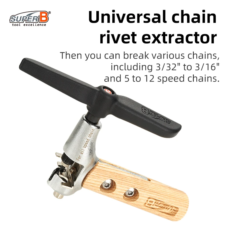 Super B Bicycle Repair Tool Universal chain rivet extractor Fit 3/32\